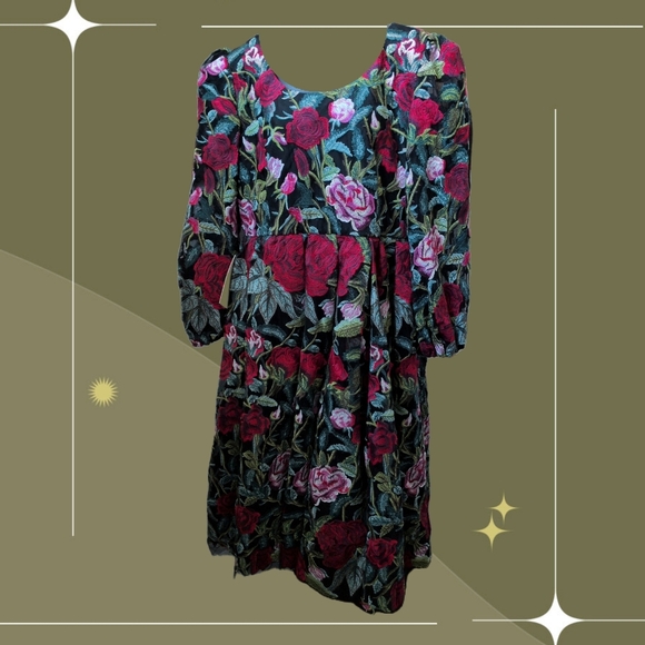 ✨ Nwt Jessakae Briar Midi Dress Size XXL - Picture 1 of 8